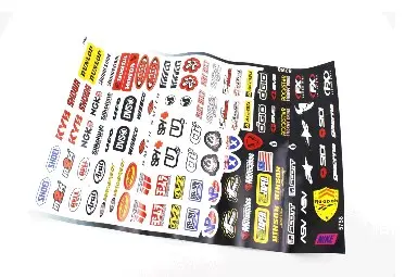 Набор наклеек MOTORSPORT, 106 шт., на планшете