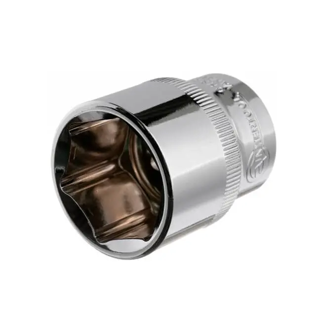 Головка торцева шестигранна 25 мм, квадрат 1/2″, Cr-V