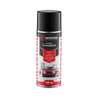Силіконове мастило INTERTOOL, аерозоль 400 мл