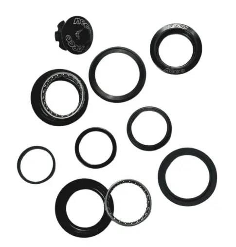 Рулевая колонка Neco H142 полуинтегрированная 1-1/8" 28.6/44 мм черная