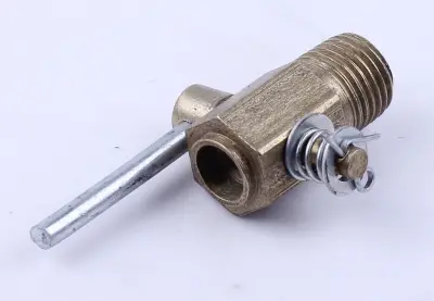 Кран слива охлаждающей жидкости латунный для мотоблока 190N/195N (12/15 л.с.), резьба 16 мм