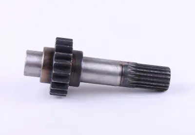 Вал ведомый с шестерней раздаточной коробки Jinma 240/244 (Z-19/Z-15) AMG