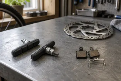 Як підібрати гальмівні колодки для велосипеда: V-brake і дискові гальма