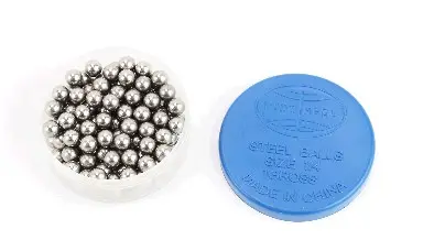 Шарики подшипниковые 1/4″ (Ø6,35 мм), в боксе ≈140 шт. OEM
