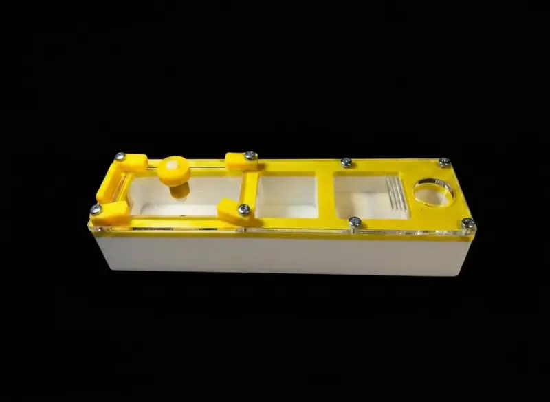 Минимодуль Yellow двухкамерный, частичный гипс 10 мм, 50×180 мм, с автоувлажнением