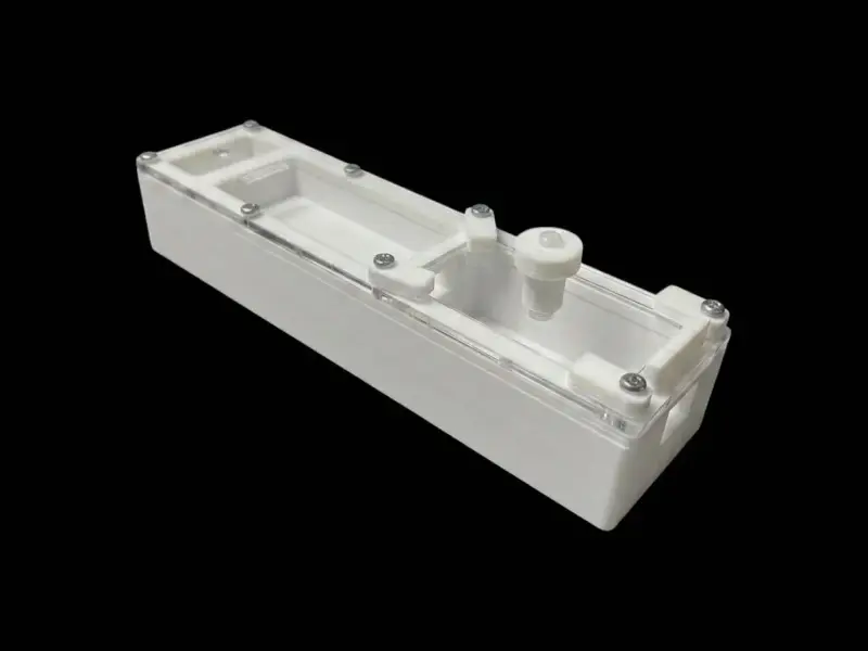 Минимодуль White с одной камерой и цельным гипсом Г23 10 мм, 50×180 мм