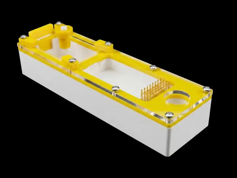 Минимодуль Yellow с одной камерой, цельным гипсом Г23 10 мм и автоувлажнением, 50×180 мм