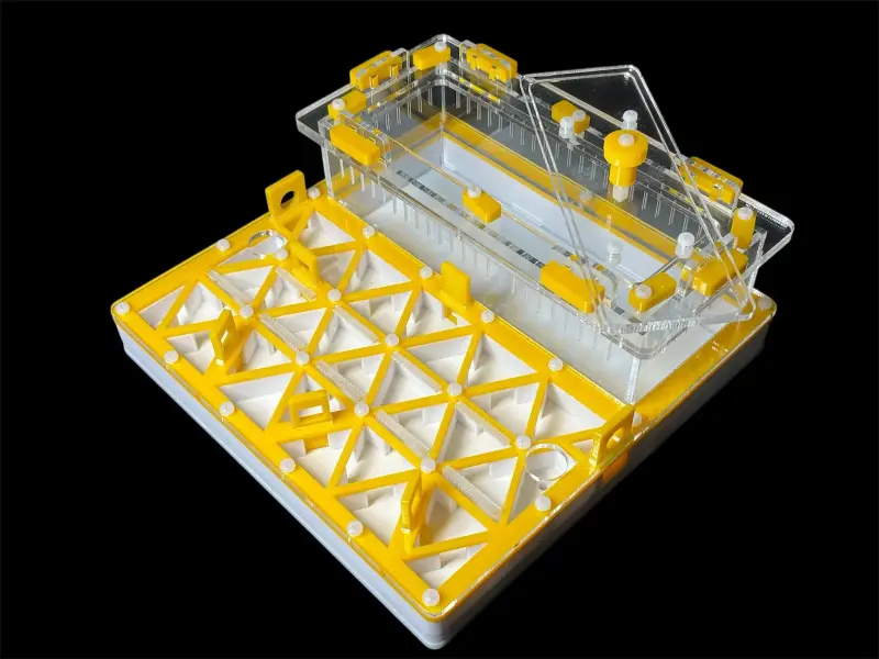 Муравьиная ферма ANTMART Trigon Yellow Б 200×200 мм со сплошным гипсом Г23