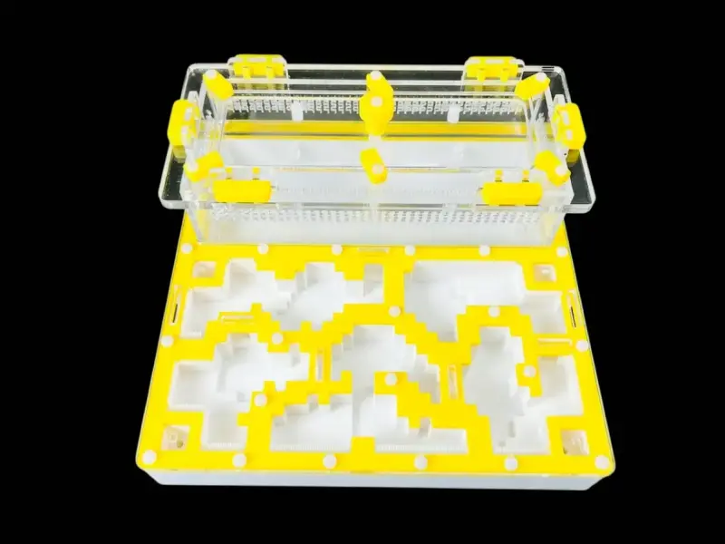 Муравьиная ферма Pixel Yellow, вариант А, 200 × 200 мм