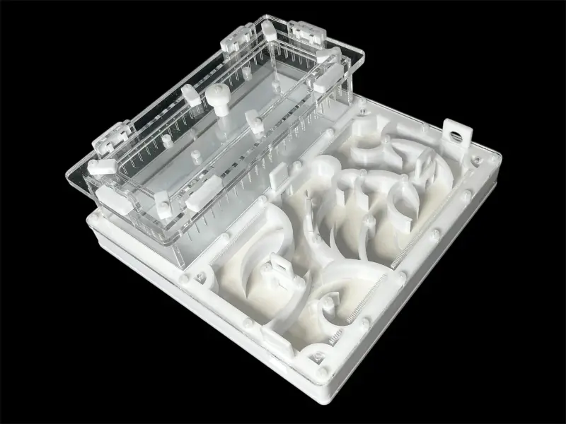 Муравьиная ферма ANTMART Origin White 200×200 Full Gypsum, вариант Б