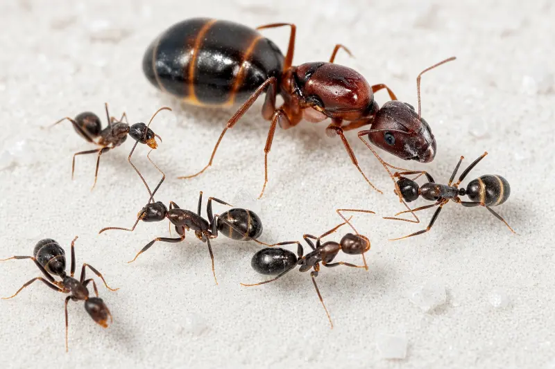 Camponotus turkestanicus — туркестанський мураха-деревоточець — 1 королева та 3–10 робочих