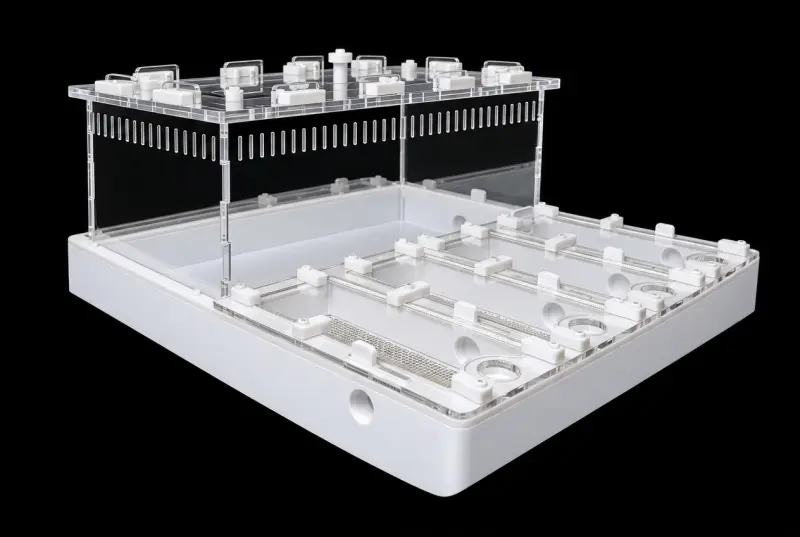 Професійна мурашина ферма Core White 30×30 см, гіпс 10 мм, 20 мм над гіпсом