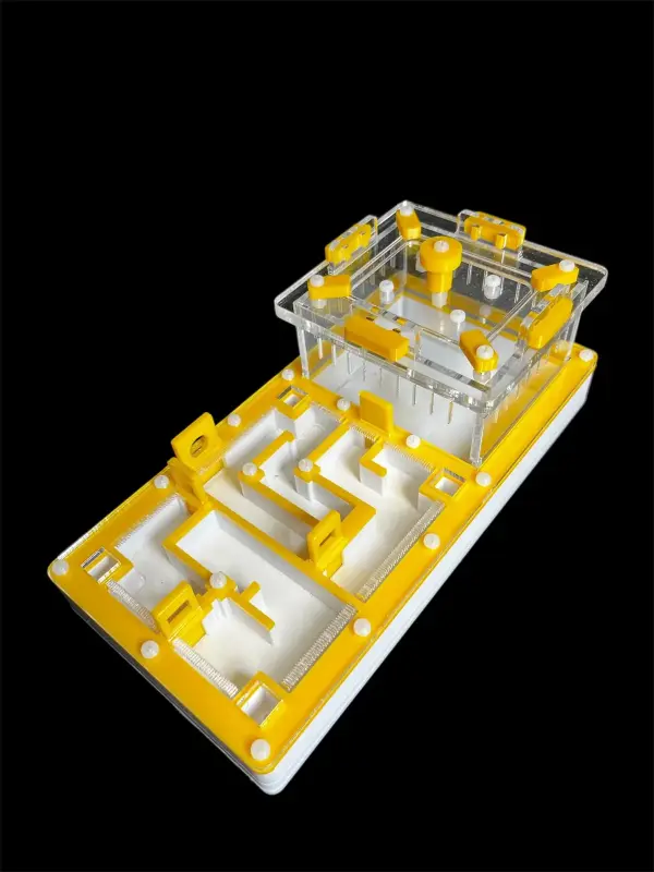 Муравьиная ферма ANTMART Labyrinth Yellow 220x110, вариант Б