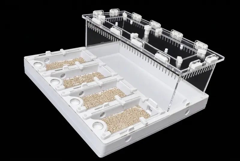Професійна мурашина ферма Core White 30×30 см, гіпс 10 мм, 20 мм над гіпсом