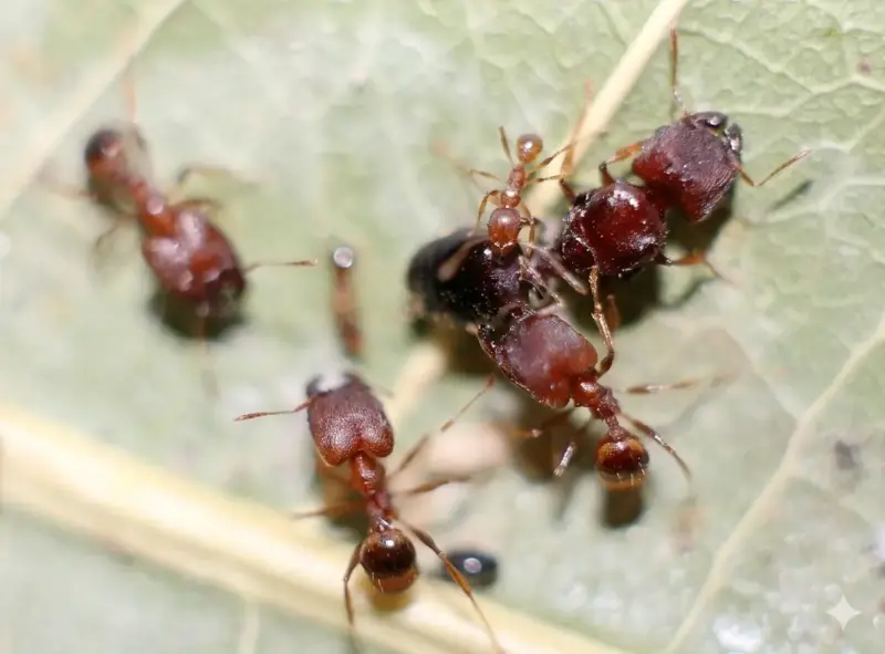 Муравьи Pheidole sulcaticeps