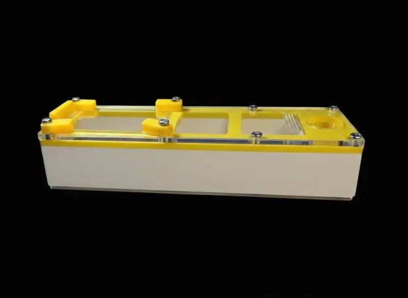 Минимодуль Yellow двухкамерный, частичный гипс 10 мм, 50×180 мм, с автоувлажнением