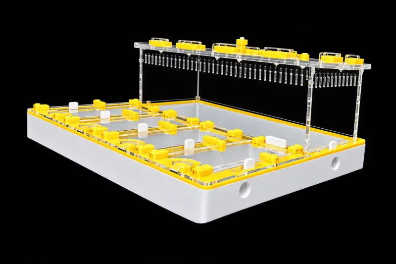 Професійна мурашина ферма Core Yellow 30×30 см, гіпс 10 мм, 20 мм над гіпсом