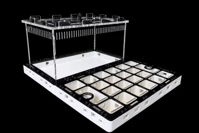 Модульна мурашина ферма Prism Black 300×360 мм, гіпс Г-23 6 мм, 15 мм над гіпсом