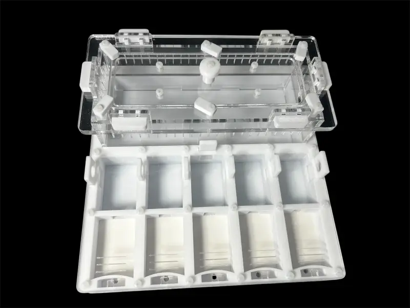 Муравьиная ферма ANTMART Grid White 200×200 мм, Вариант А