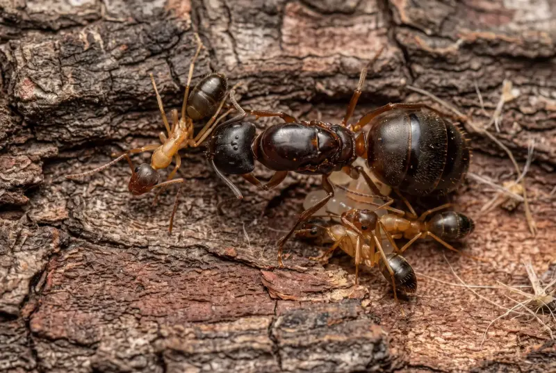 Camponotus pilicornis — золотистый волосатый древоточец — 1 матка с расплодом