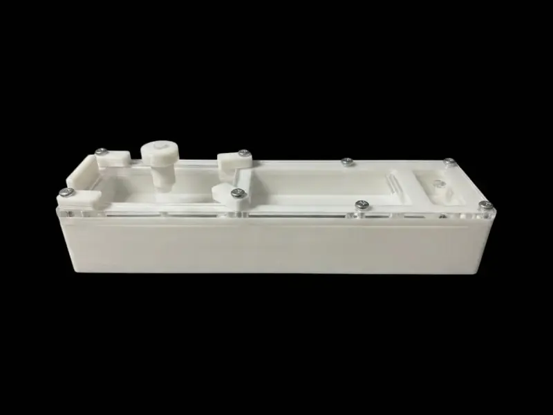Минимодуль White с одной камерой и цельным гипсом Г23 10 мм, 50×180 мм