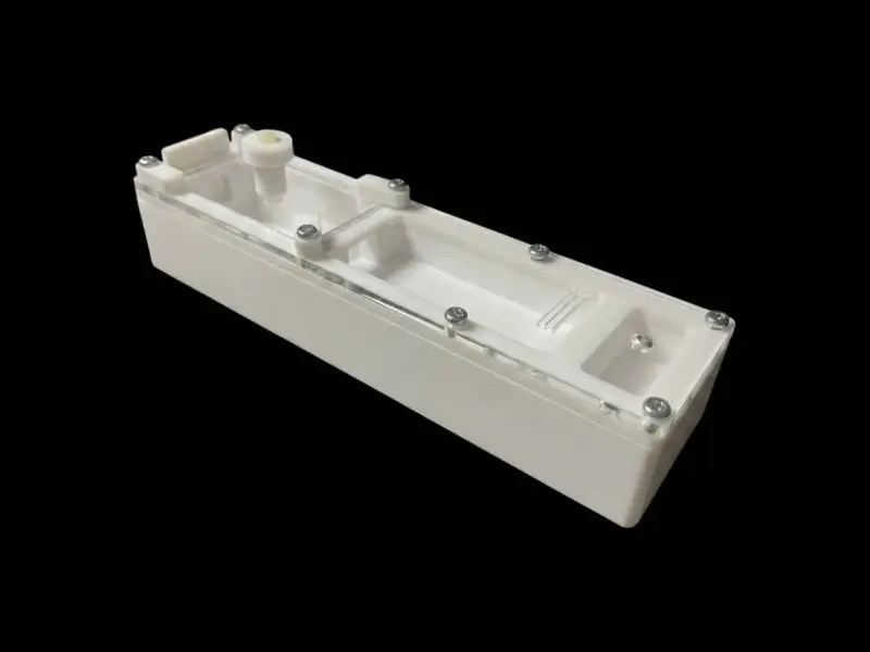 Минимодуль White с одной камерой и цельным гипсом Г23 10 мм, 50×180 мм