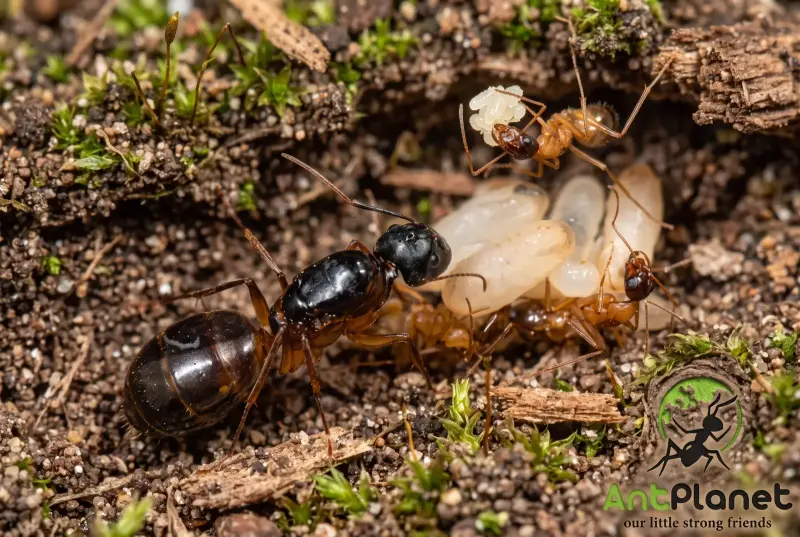 Camponotus thoracicus — ближневосточный муравей-древоточец — 1 матка с расплодом
