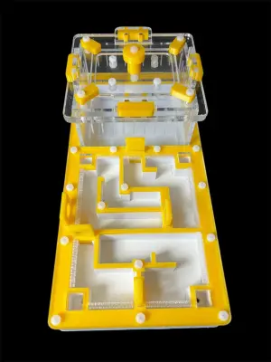 Мурашина ферма ANTMART Labyrinth Yellow 220x110, варіант Б