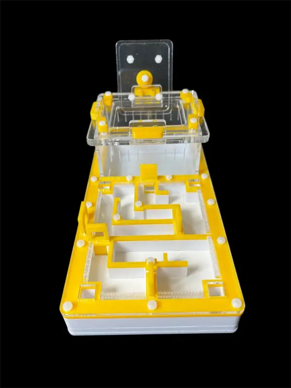 Муравьиная ферма ANTMART Labyrinth Yellow 220x110, вариант Б
