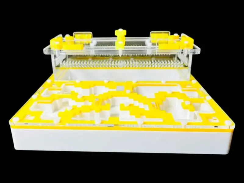 Муравьиная ферма ANTMART Pixel Yellow, вариант Б, 200×200 мм, гипс Г23