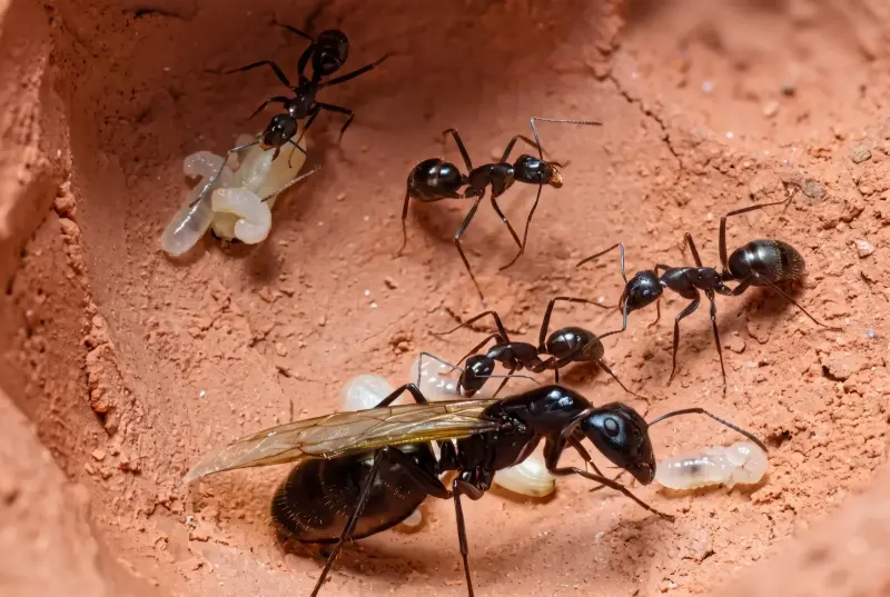 Camponotus guangxi — стройный муравей-древоточец из Китая