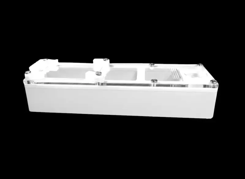 Минимодуль White двухкамерный с частичным гипсом 10 мм 50×180 мм и автоувлажнением