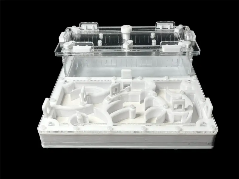 Муравьиная ферма ANTMART Origin White 200×200 Full Gypsum, вариант Б