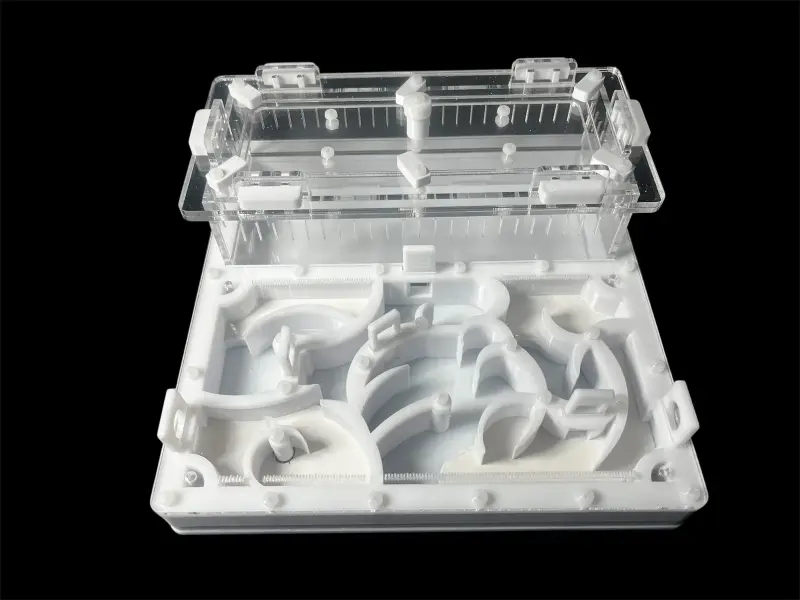 Муравьиная ферма ANTMART Origin White A 200×200 мм, гипс Г-23 и PETG