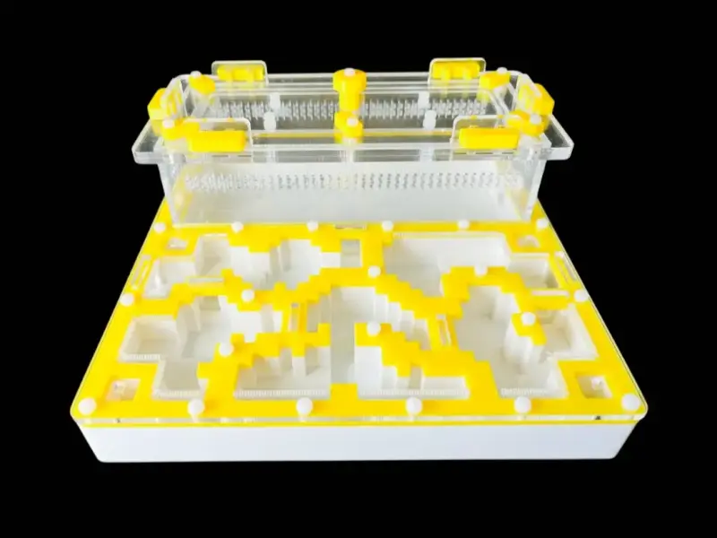 Муравьиная ферма Pixel Yellow, вариант А, 200 × 200 мм
