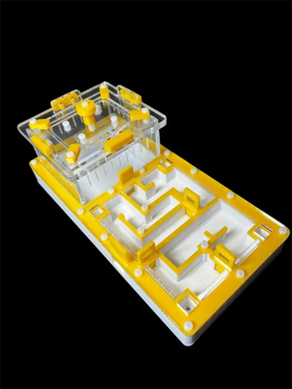Муравьиная ферма ANTMART Labyrinth Yellow 220x110, вариант Б