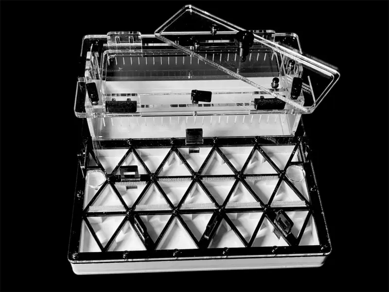 Муравьиная ферма ANTMART Trigon Black, вариант Б, 200×200 мм