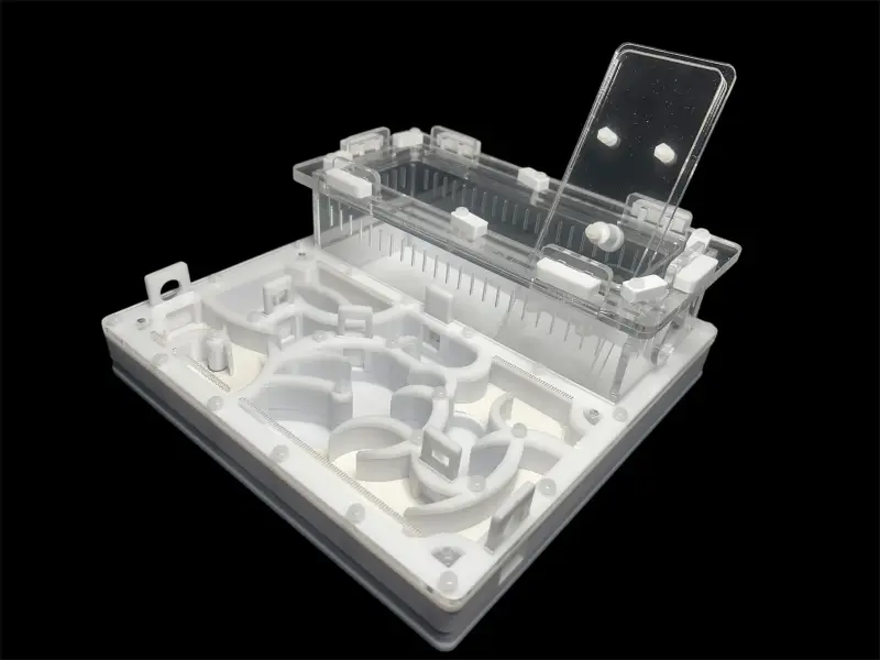 Муравьиная ферма ANTMART Origin White A 200×200 мм, гипс Г-23 и PETG