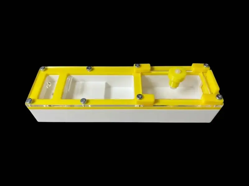 Минимодуль Yellow с одной камерой и частичным гипсом 10 мм, 50х180 мм