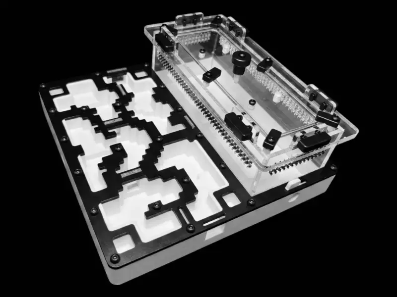 Муравьиная ферма Pixel Black A 200×200 мм с частичным гипсом G23
