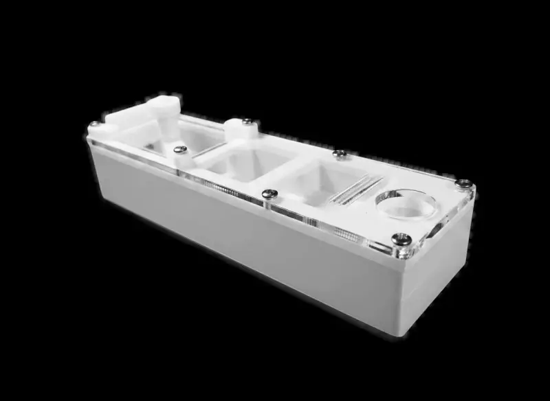 Минимодуль White двухкамерный с частичным гипсом 10 мм 50×180 мм и автоувлажнением