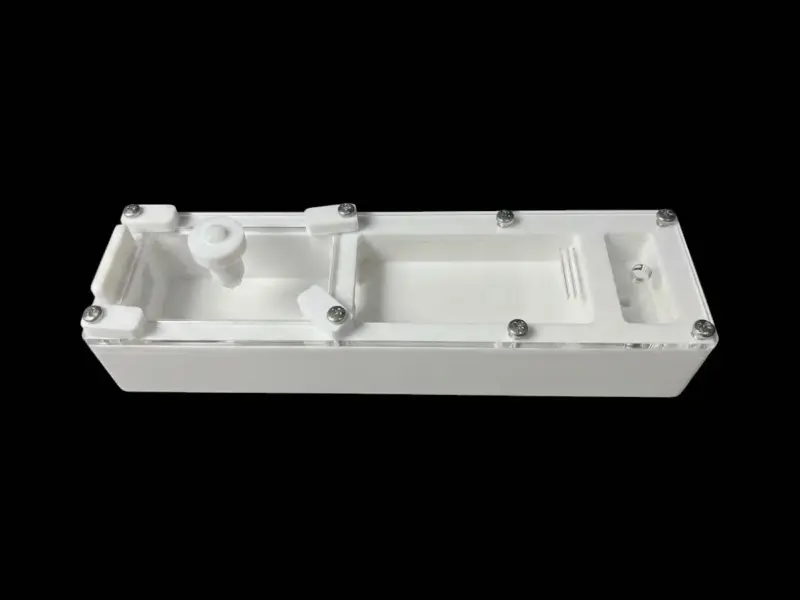 Минимодуль White с одной камерой и цельным гипсом Г23 10 мм, 50×180 мм